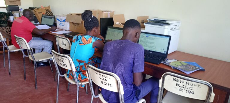Students in a Lab